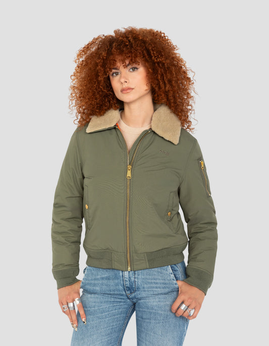 Giacca B-15 tipo B-15 saggio e beige