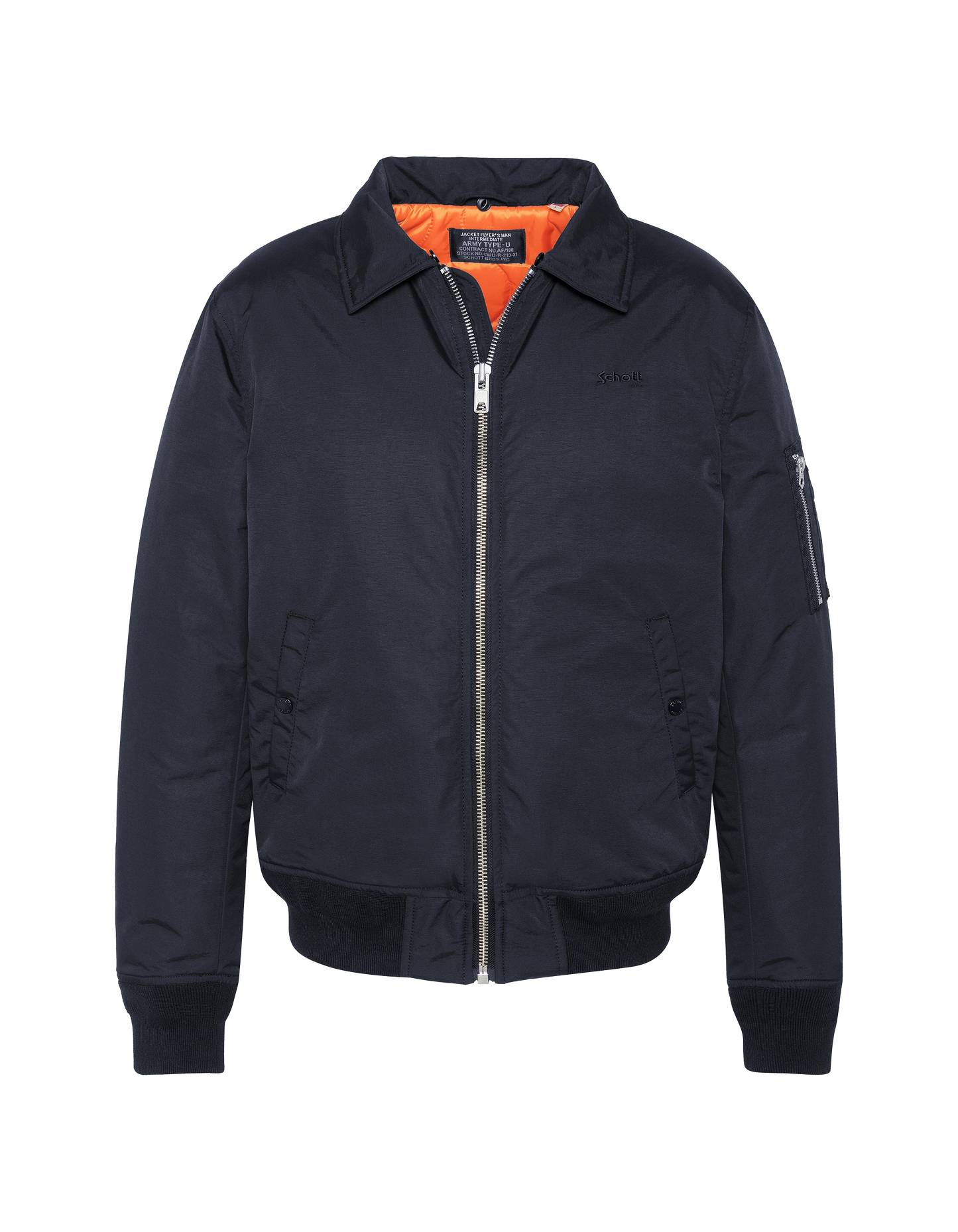 Chaqueta del ejército azul marino y beige