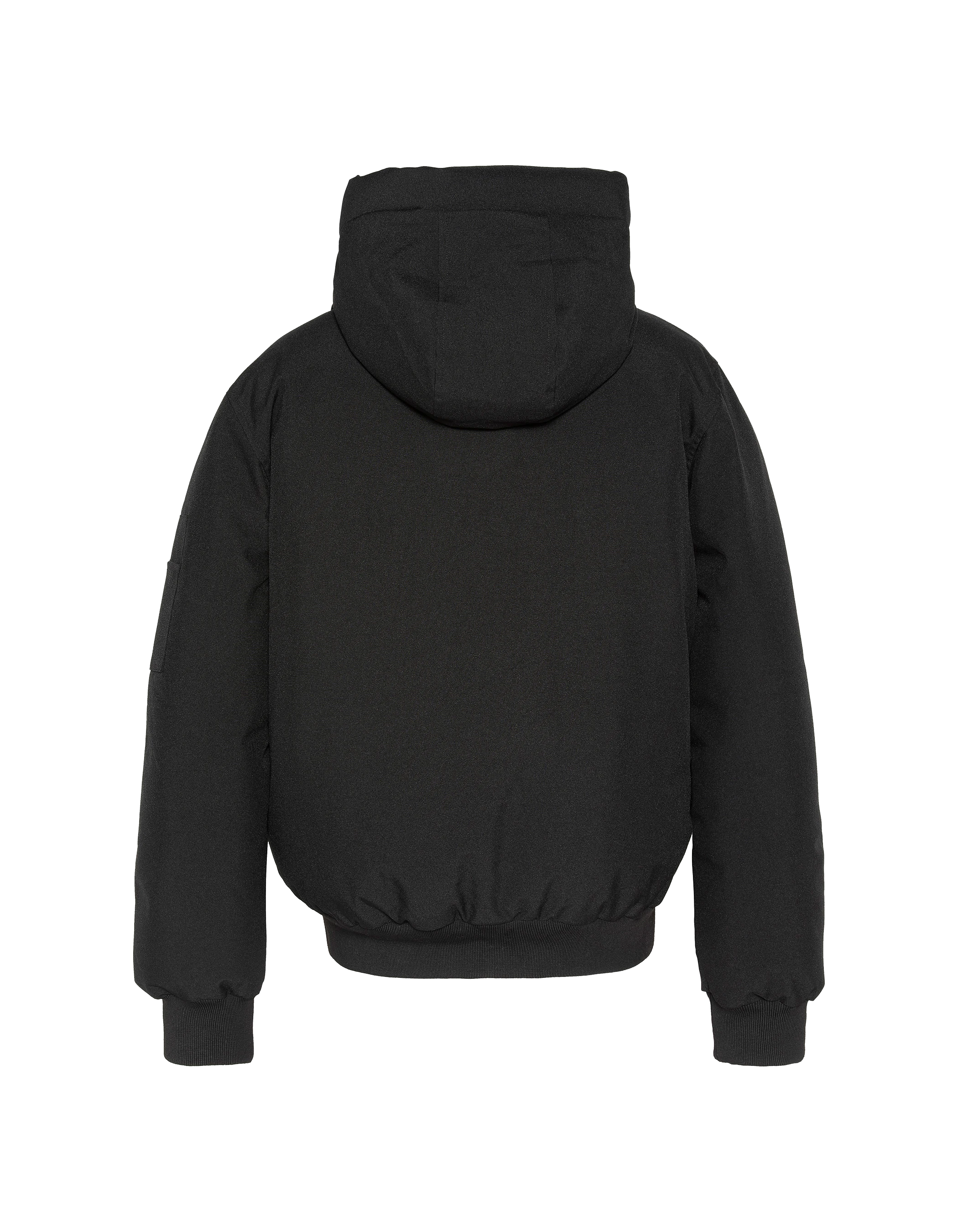 Chaqueta con capucha negra-9