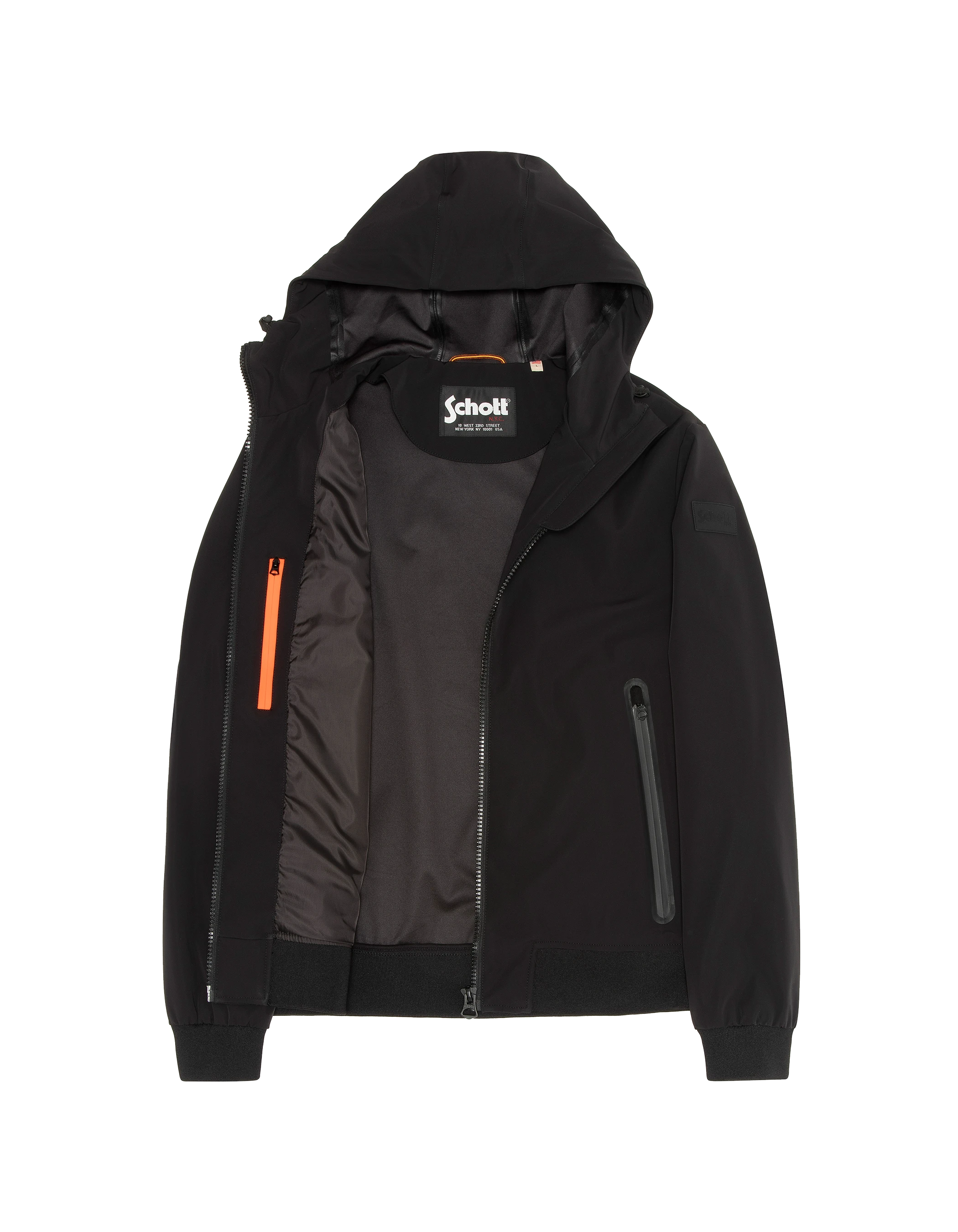 Chaqueta negra con encapuchas-3