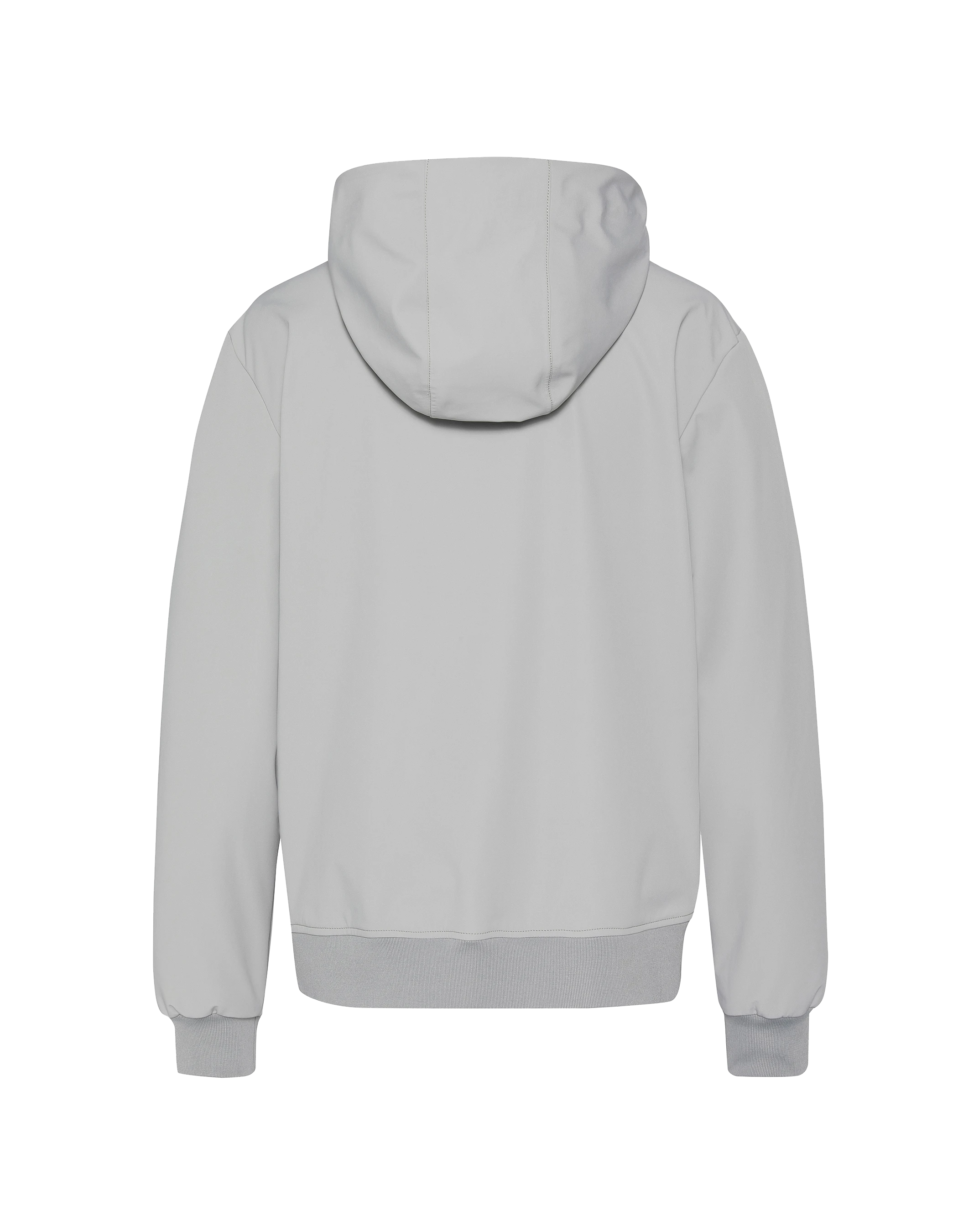 Capucha urbana de chaqueta gris de acero-10