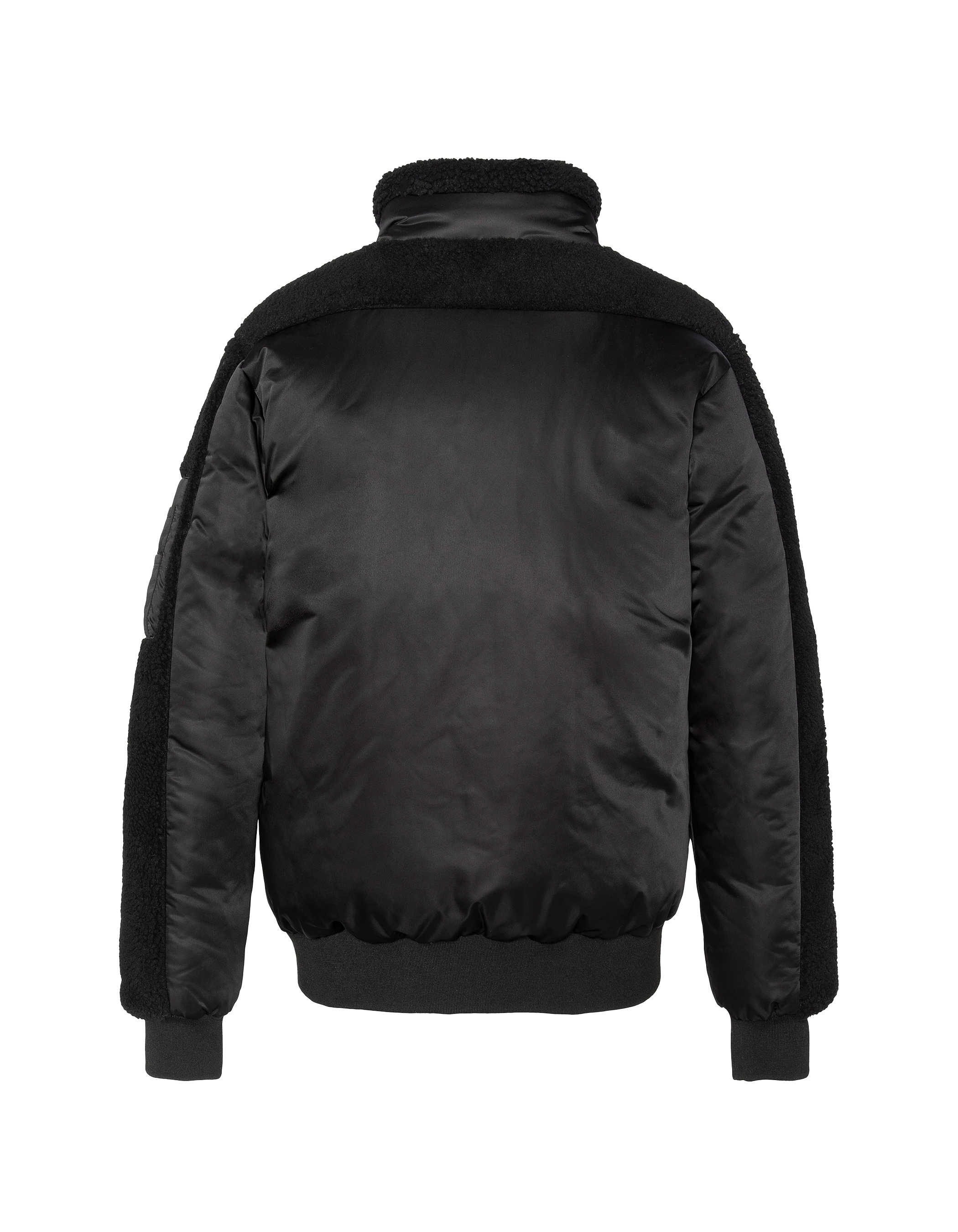 Chaqueta del ejército negro-9